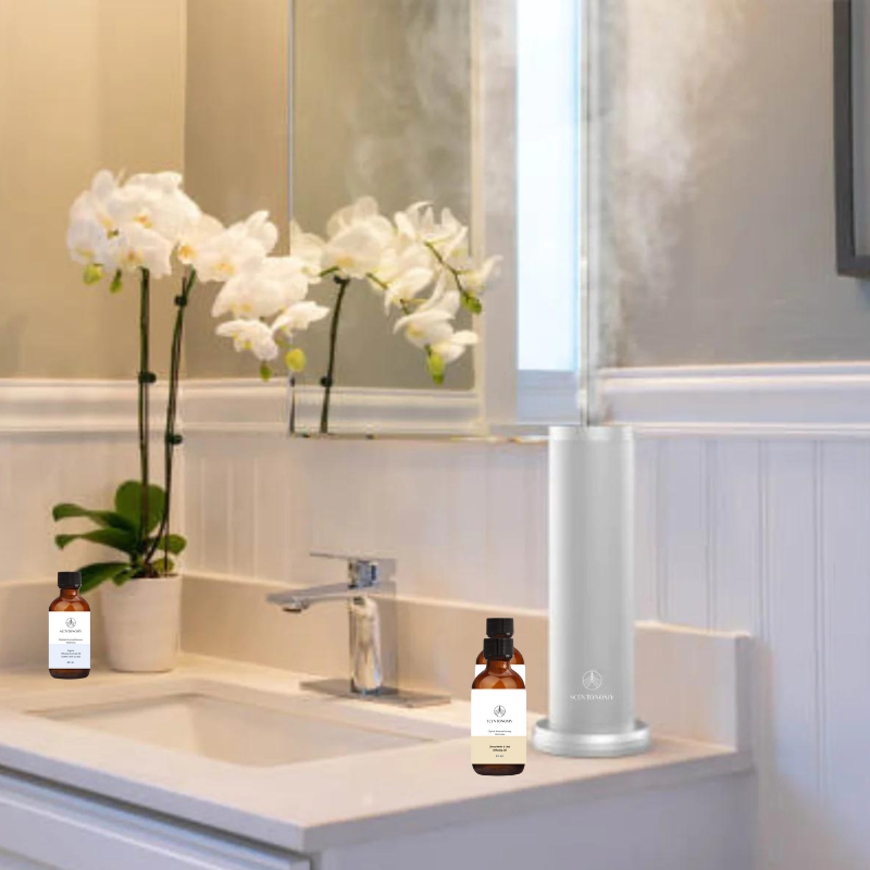 New! Scentonomy Aromatherapy 3 Month Stream II Diffuser Bundle