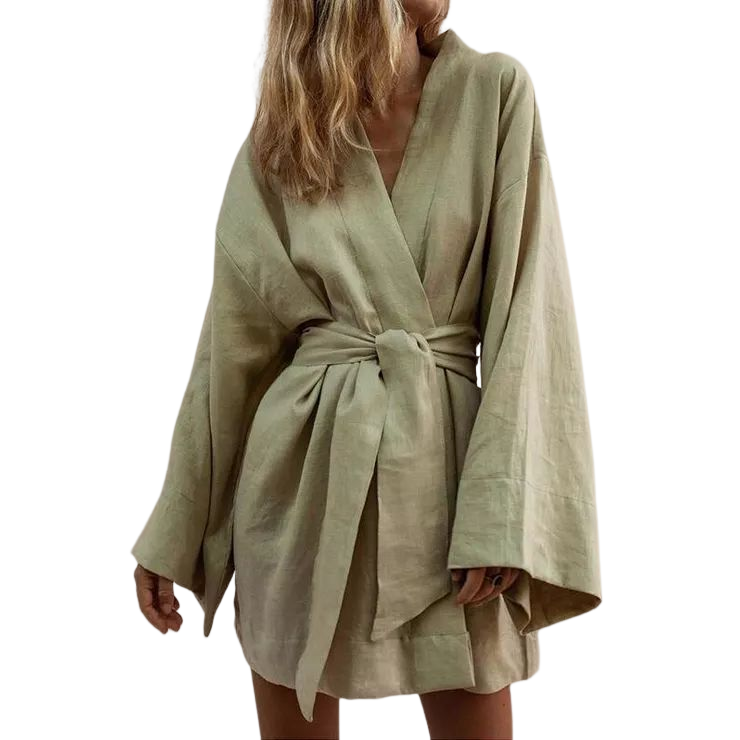 Women's Pure Cotton Kimono Robe