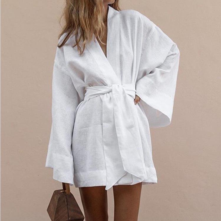 Women's Pure Cotton Kimono Robe