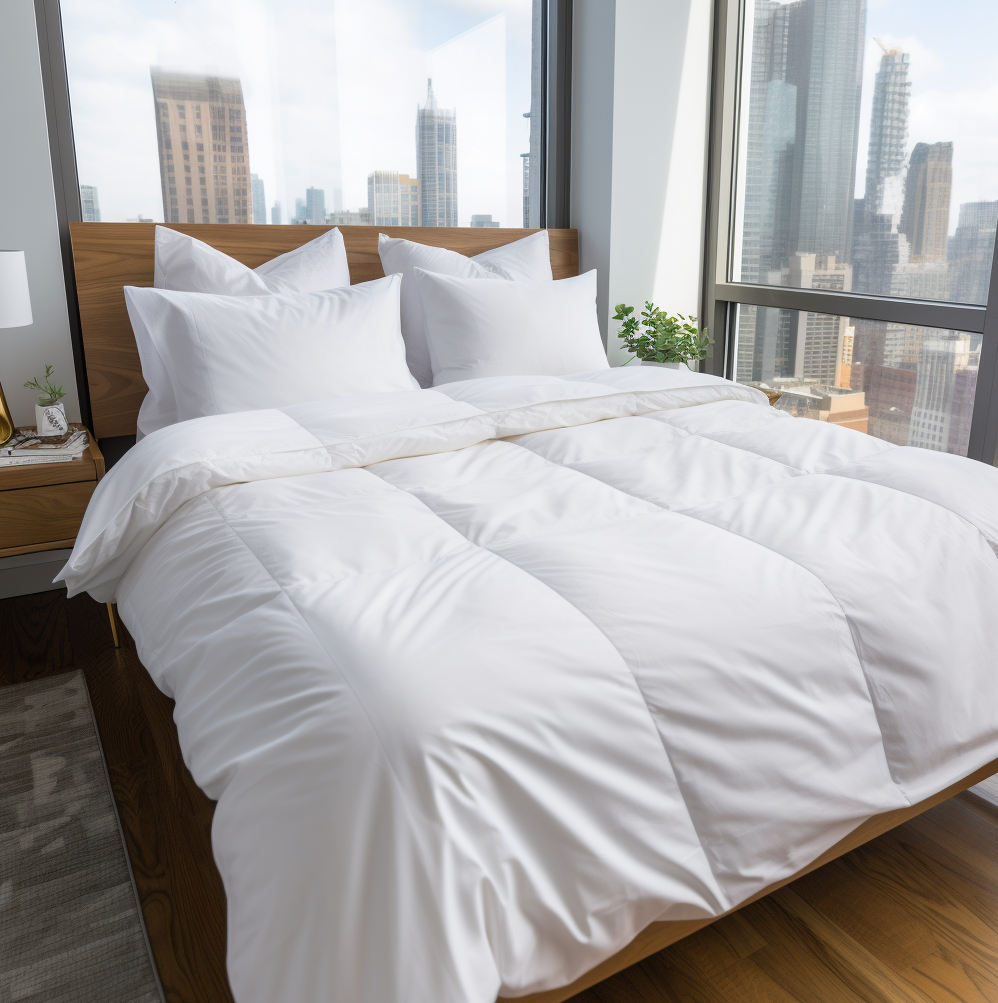 Pure Cotton Twin Size Sheet Set w/ Organic Aromatic Sheet Spray